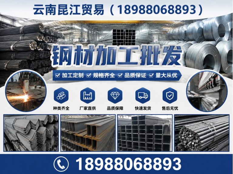 宜良县钢材加工批发展示图
